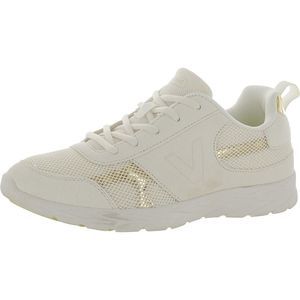 Vionic Womens Aviate White Suede Trim Performance Running Shoes Sneakers NWOB